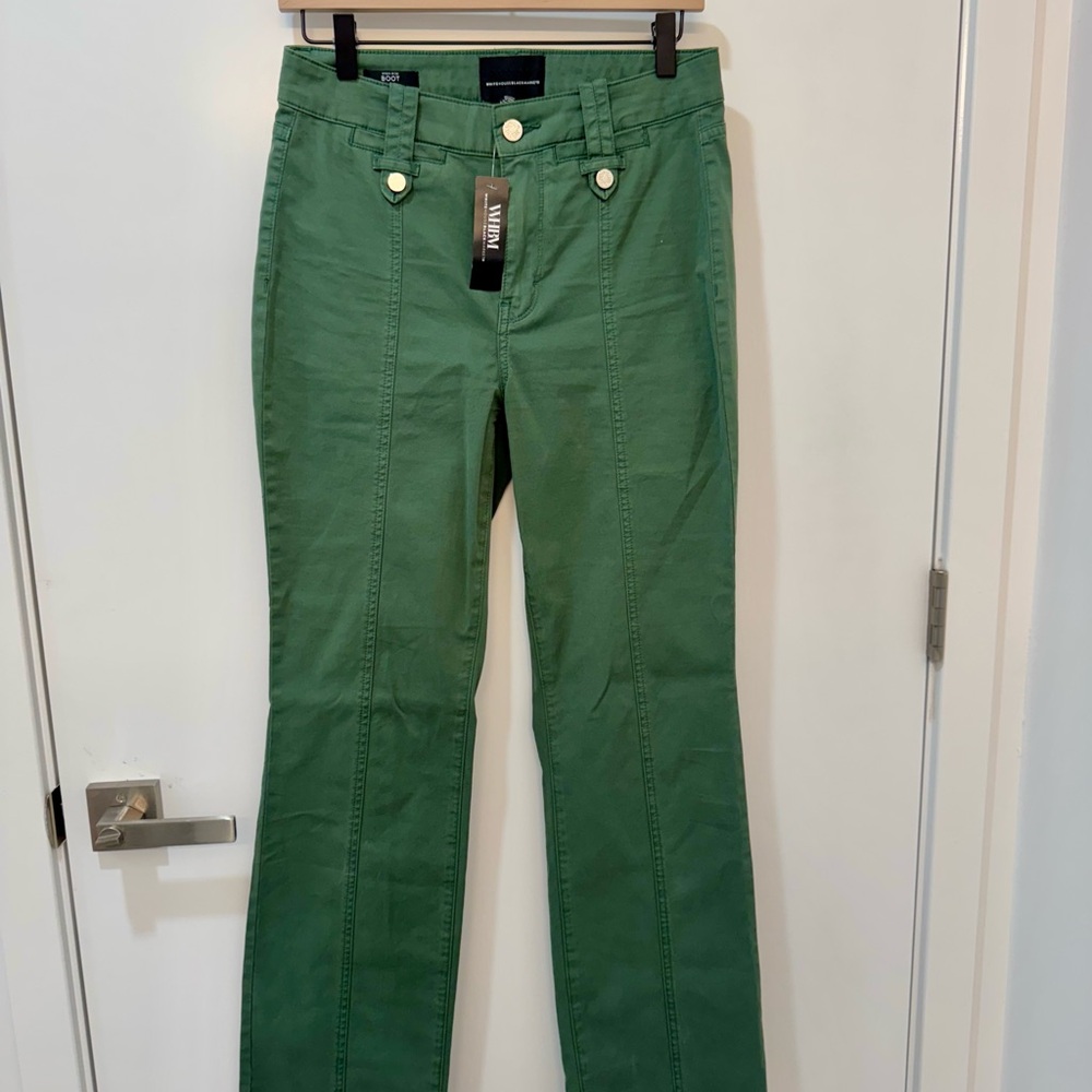 High-Rise Bootcut Pants